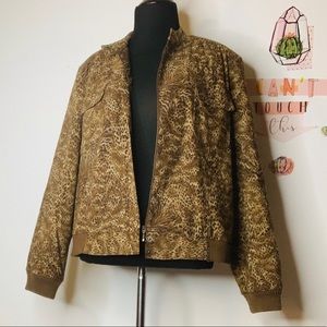 NORTONMCNAUGHTON STRETCH ANIMAL PRINT JACKET
